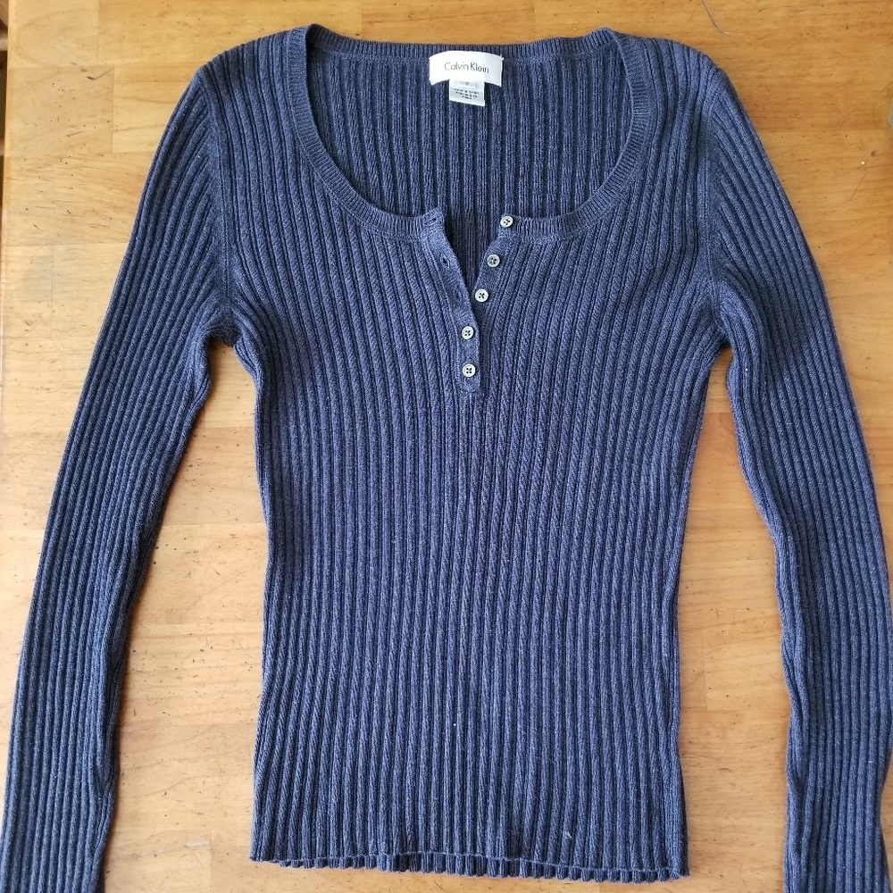 Calvin Klein Navy Blue Sweater